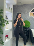 Stretchy Enterizo Black