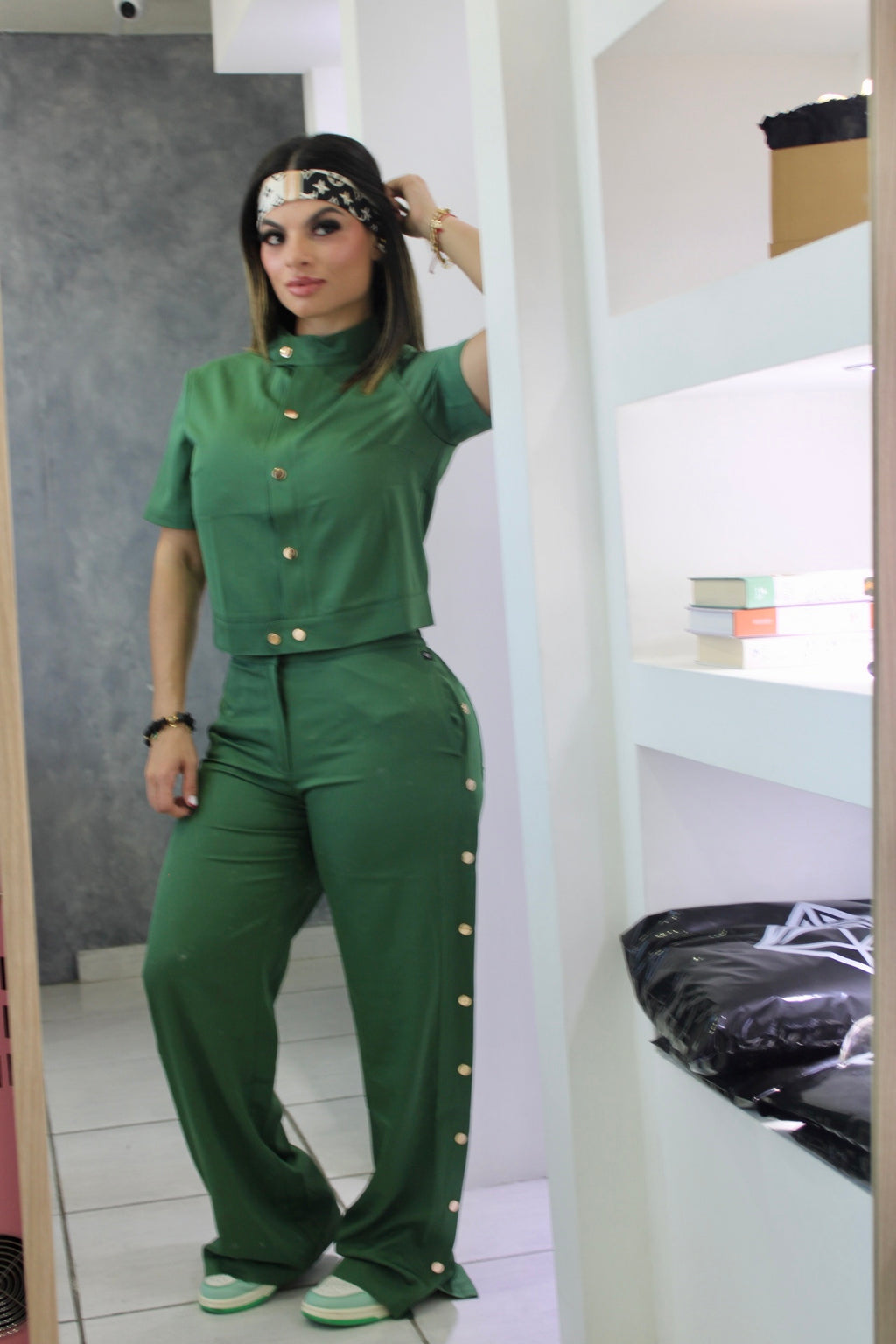 Goldie Hunter Green