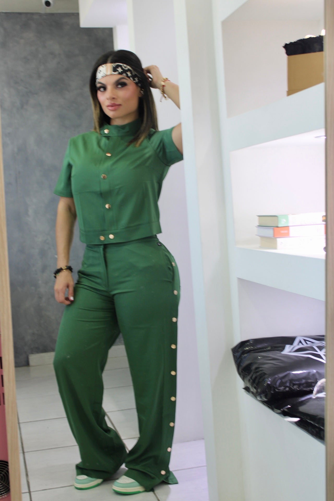 Goldie Hunter Green
