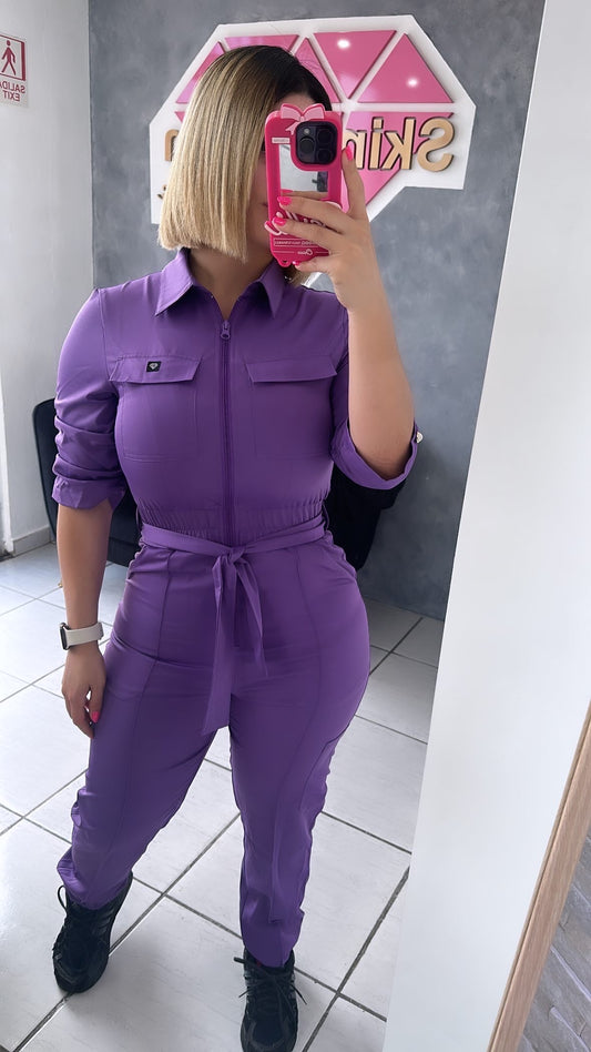 Scrunchy Jogger Purple