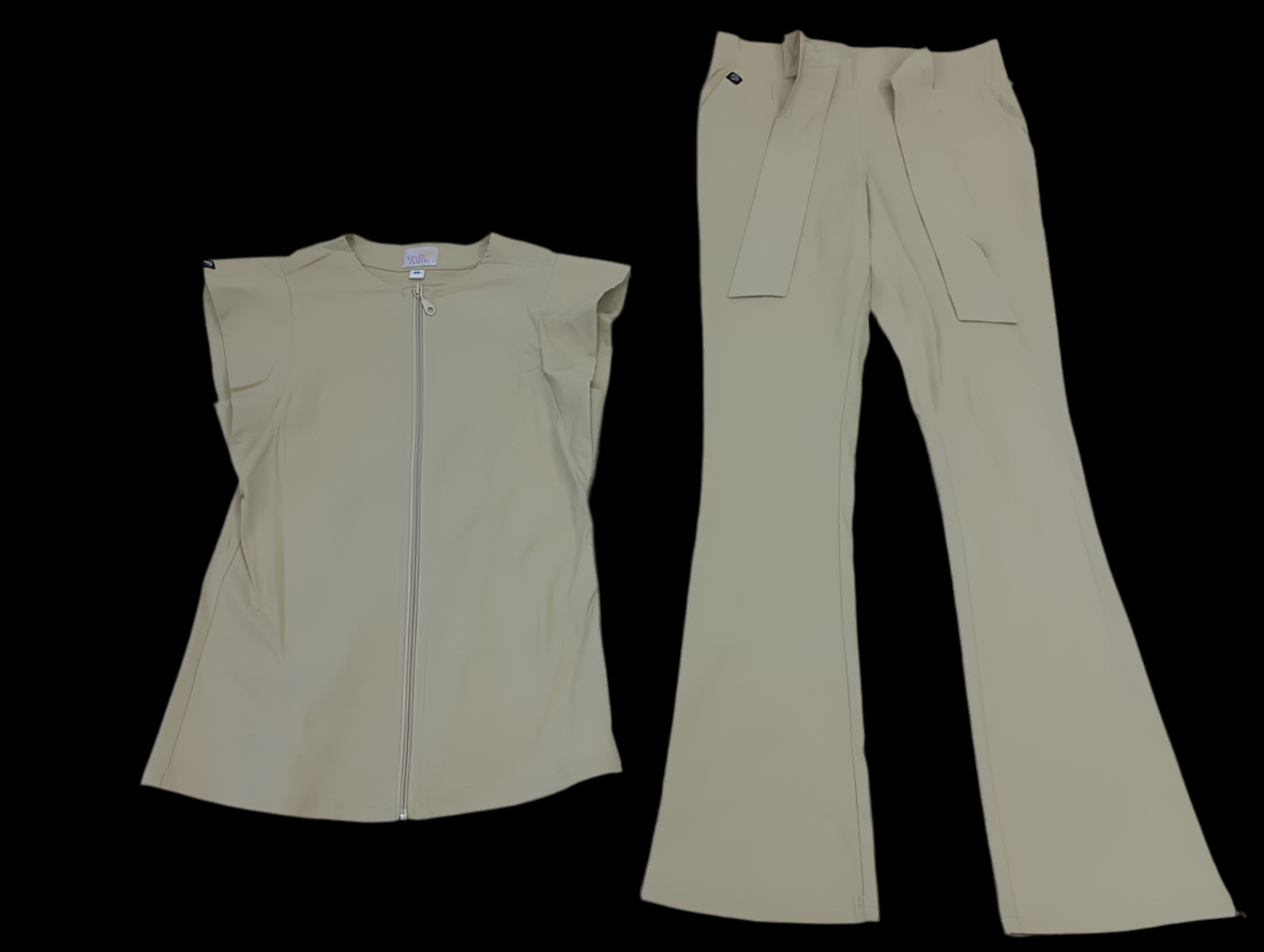 Bidi Beige Set Stretch