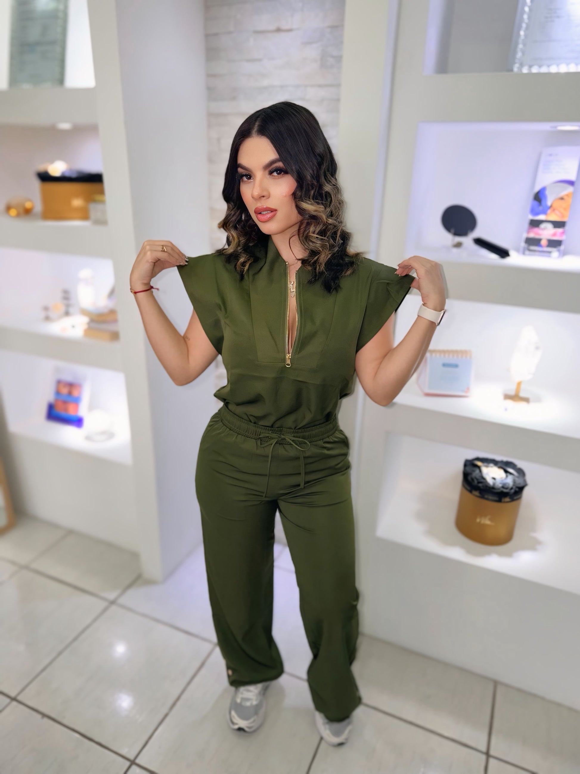 Boujee Olive Green